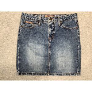 LEI‎ Vintage Denim Jean Skirt Cotton Y2K Junior Size 3